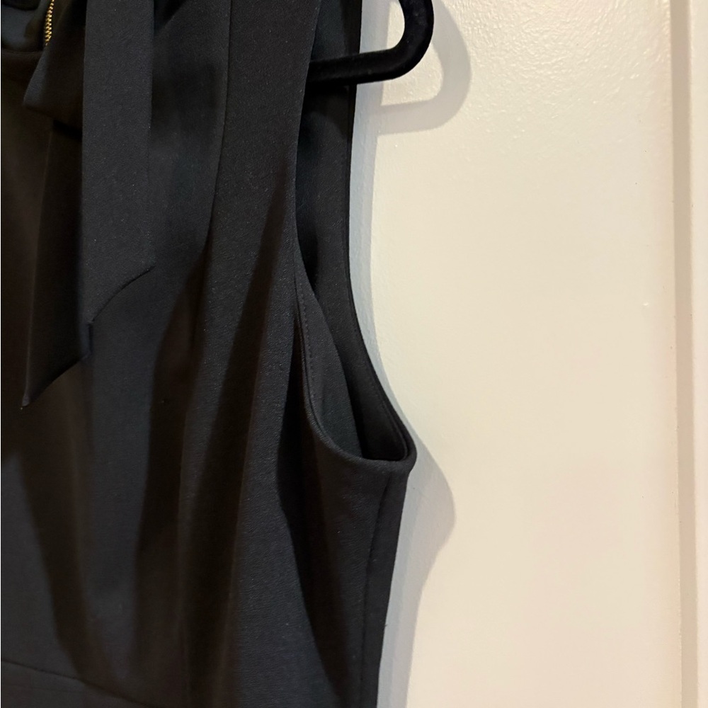 Calvin Klein Black Midi Sheath Cocktail Dress | Needs Hem Fixed | Fire Sale - Picture 5 of 6